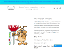 Tablet Screenshot of nextstopkidsshop.com